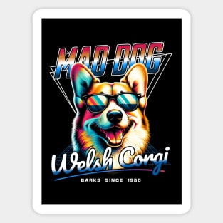 Mad Dog Welsh Corgi Magnet